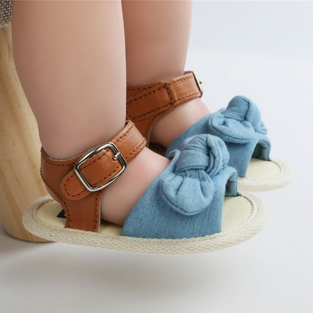 Cathalem Baby Boy Shoes 3-6 Months Girls Open Toe Bowknot Shoes First Walkers Shoes Summer Toddler Flat Sandals Sandal Light Blue 0 Months
Cathalem Baby Boy Shoes 3-6 Months Girls Open Toe Bowknot Shoes First Walkers Shoes Summer Toddler Flat Sandals Sandal Light Blue 0 Months
