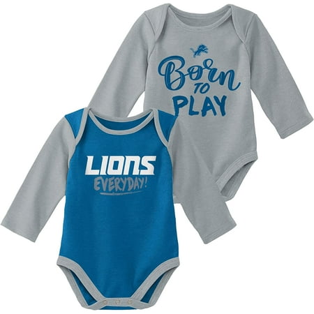 

NFL_ Newborn & Infant/NFL 2-Pack Little Player Long Sleeve Bodysuit Set(Player numbers can be customized)