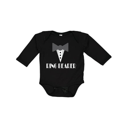 Inktastic Ring Bearer Mock Tux Tuxedo Gift Baby Boy Long Sleeve Bodysuit
Inktastic Ring Bearer Mock Tux Tuxedo Gift Baby Boy Long Sleeve Bodysuit
