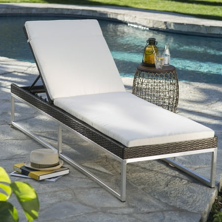 Belham Living Serenity All-Weather Wicker Chaise Lounge with Cushion