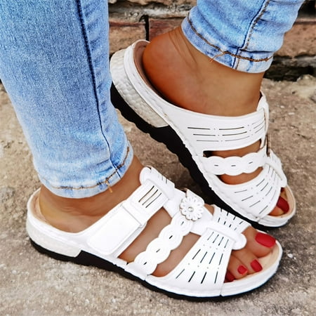ZXHACSJ Summer Ladies Fashion Wedge Heel Hollow Flower Sandals Women s Shoes White 41
ZXHACSJ Summer Ladies Fashion Wedge Heel Hollow Flower Sandals Women s Shoes White 41