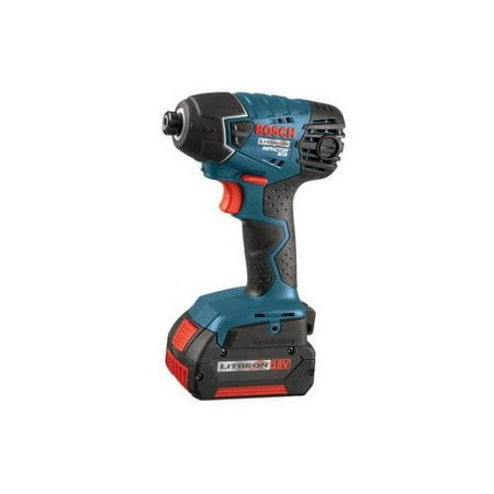 Factory-Reconditioned Bosch 25618-01-RT 18V Cordless Lithium-Ion 1\/4 in. Impact Driver w\/ FatPack Batteries (Refurbished) Factory-Reconditioned Bosch 25618-01-RT 18V Cordless Lithium-Ion 1\/4 in. Impact Driver w\/ FatPack Batteries (Refurbished)