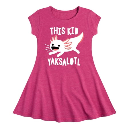 Instant Message - This Kid Yaksalotl - Toddler And Youth Girls Fit And Flare Dress
Instant Message - This Kid Yaksalotl - Toddler And Youth Girls Fit And Flare Dress