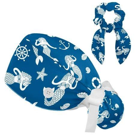 Working Cap with Buttons and Sweatband Scrub Hat Bouffant Caps with Scrunchie Anchor Tie Back Hats
Working Cap with Buttons and Sweatband Scrub Hat Bouffant Caps with Scrunchie Anchor Tie Back Hats