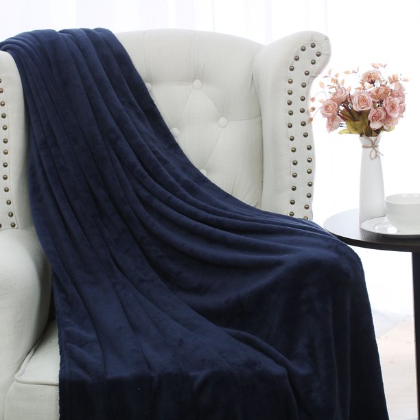 Yellow King Flannel Fleece Blanket Throw Lightweight Cozy Plush Microfiber Solid Blanket 4pcs