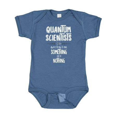 Inktastic Quantum Scientists White Text Gift Baby Boy or Baby Girl Bodysuit