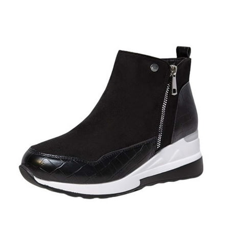 Hvyesh Boots for Women Women S Fashion Retro Solid Color Splicing Boots Thick Sole High-Heels Round Toe Casual Boots Daliy Wearing Shoes
Hvyesh Boots for Women Women S Fashion Retro Solid Color Splicing Boots Thick Sole High-Heels Round Toe Casual Boots Daliy Wearing Shoes