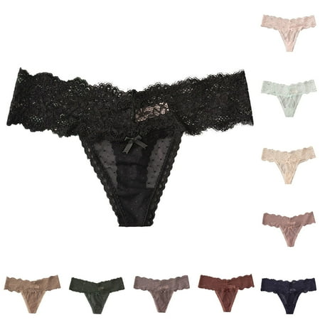 Aayomet Underpants For Women Bowknot Sexy Thong Lace Briefs Color Low-waist Ladies Panties Solid Women s Panties Purple One Size
Aayomet Underpants For Women Bowknot Sexy Thong Lace Briefs Color Low-waist Ladies Panties Solid Women s Panties Purple One Size