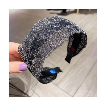 Lace Headbands for Girls Non-Slip Elastic Girl Headbands for Daily Wearing Dating Sports Silver B
Lace Headbands for Girls Non-Slip Elastic Girl Headbands for Daily Wearing Dating Sports Silver B