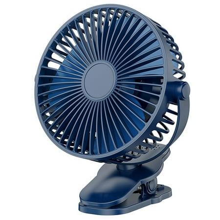 Portable USB Rechargeable Fan Mini Desktop Clip Fan 5-Speed Silent with Office Blue
Portable USB Rechargeable Fan Mini Desktop Clip Fan 5-Speed Silent with Office Blue