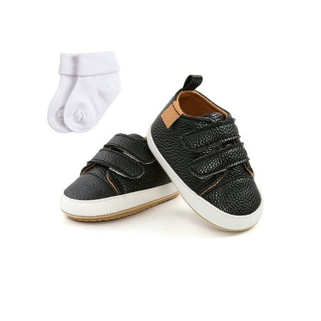 Rotosw Toddler Kids Crib Shoes Casual Moccasin Shoe Prewalker Flats Newborn Sneakers Infant Comfortable First Walkers Black with Sock 6C
Rotosw Toddler Kids Crib Shoes Casual Moccasin Shoe Prewalker Flats Newborn Sneakers Infant Comfortable First Walkers Black with Sock 6C