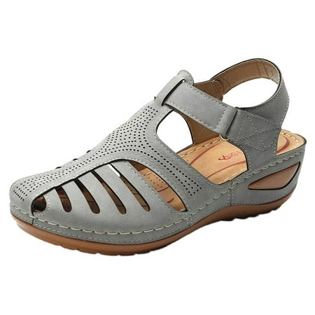 Woman Summer PU Leather Vintage Sandals Buckle Casual Sewing Women Shoes Female Platform Retro Sandalias 43 Gray
Woman Summer PU Leather Vintage Sandals Buckle Casual Sewing Women Shoes Female Platform Retro Sandalias 43 Gray