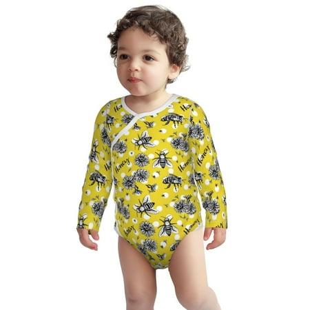 Fotbe Honeybee Pattern Unisex-baby Long-sleeve Bodysuit Long Sleeve Bodysuits One-piece 100% Organic Cotton for Infant Baby Boys Unisex-6 Months
Fotbe Honeybee Pattern Unisex-baby Long-sleeve Bodysuit Long Sleeve Bodysuits One-piece 100% Organic Cotton for Infant Baby Boys Unisex-6 Months