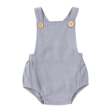 Esaierr Newborn Boys Girls Baby Onesie Summer Cotton Hemp Backstrap Button Sleeveless Crawling Suit One Piece for 3-24Months
Esaierr Newborn Boys Girls Baby Onesie Summer Cotton Hemp Backstrap Button Sleeveless Crawling Suit One Piece for 3-24Months