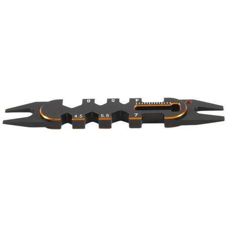 Multifunction RC Tool 4/4.5/5/5.5/7/8MM Wrench Ball Joint Tool Ball End Remover for RC Car Drone Black+Yellow
Multifunction RC Tool 4/4.5/5/5.5/7/8MM Wrench Ball Joint Tool Ball End Remover for RC Car Drone Black+Yellow
