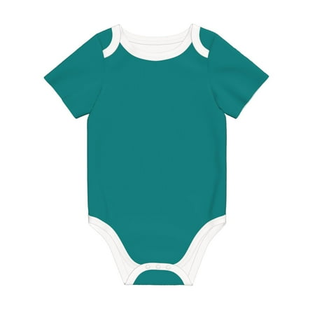 Coaee Teal for Soft Cotton Baby Short-Sleeve Bodysuit Baby Girls Boys Bodysuit Romper
Coaee Teal for Soft Cotton Baby Short-Sleeve Bodysuit Baby Girls Boys Bodysuit Romper