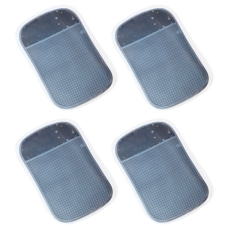 4pcs Silicone Mobile Phone Non-slip Pads Mat Net Grid Grain Super Stick for Home Office (Black)
4pcs Silicone Mobile Phone Non-slip Pads Mat Net Grid Grain Super Stick for Home Office (Black)