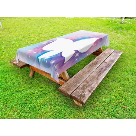 Butterfly Outdoor Tablecloth Abstract Floral White Butterfly Silhouette on a Magical Spring Meadow Print Decorative Washable Fabric Picnic Tablecloth 58 X 104 Inches White Pink Blue by Ambesonne
Butterfly Outdoor Tablecloth Abstract Floral White Butterfly Silhouette on a Magical Spring Meadow Print Decorative Washable Fabric Picnic Tablecloth 58 X 104 Inches White Pink Blue by Ambesonne