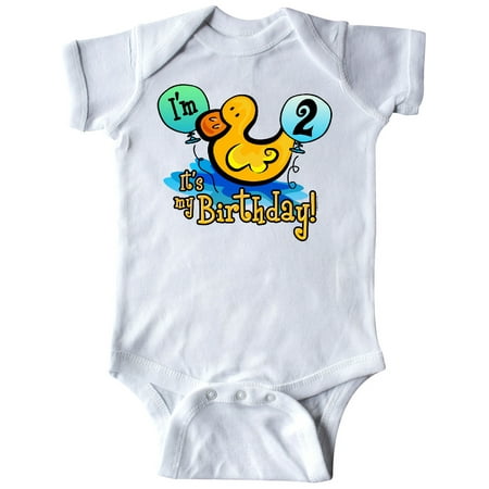 Inktastic Ducky 2nd Birthday Gift Baby Boy or Baby Girl Bodysuit