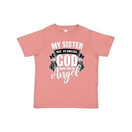 Inktastic My Sister Was So Amazing God Made Her an Angel Gift Toddler Boy or Toddler Girl T-Shirt
Inktastic My Sister Was So Amazing God Made Her an Angel Gift Toddler Boy or Toddler Girl T-Shirt