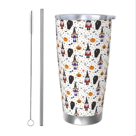 Uemuo Halloween Gnome Print Travel Coffee Mug 20oz Double-walled Car Cup Stainless Steel Insulated Tumbler Leak-proof Travel Cup Reusable Straw Car Cup-Straw Two-piece Set
Uemuo Halloween Gnome Print Travel Coffee Mug 20oz Double-walled Car Cup Stainless Steel Insulated Tumbler Leak-proof Travel Cup Reusable Straw Car Cup-Straw Two-piece Set