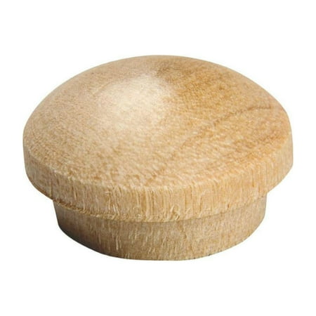 1 PC-Waddell 8400.25 Oak Cs Screw Hole Button 1/4