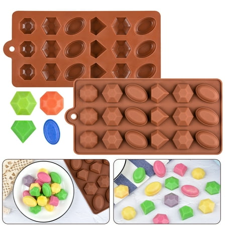 Riguas 18 Cavities Candy Mold Food Grade Silicone Gummy Mold BPA Free Non-stick Easy to Clean Cake Chocolate Mold Baking Accessories
Riguas 18 Cavities Candy Mold Food Grade Silicone Gummy Mold BPA Free Non-stick Easy to Clean Cake Chocolate Mold Baking Accessories