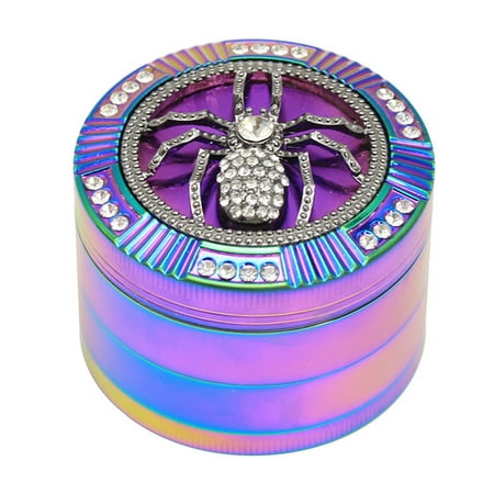 Eyicmarn 4 Layers Smoke Grinder Portable Round Diamond Spider/ Frog Manual Grinder (Purple)
Eyicmarn 4 Layers Smoke Grinder Portable Round Diamond Spider/ Frog Manual Grinder (Purple)