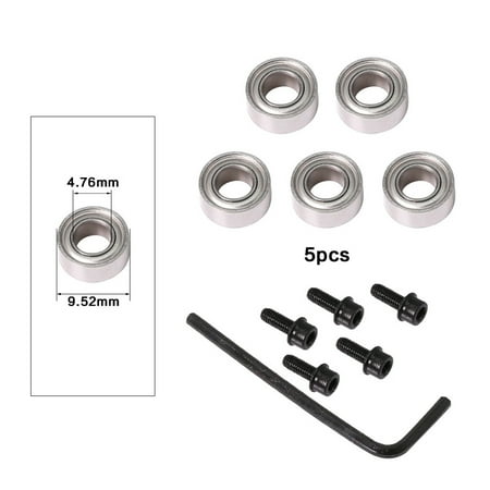 TRINGKY Durable Steel Bearings Accessories Kit Fits for Milling Cutter Heads and Shank Carpentry Cutting Tool
TRINGKY Durable Steel Bearings Accessories Kit Fits for Milling Cutter Heads and Shank Carpentry Cutting Tool