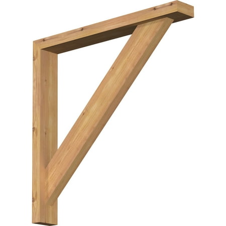 Ekena Millwork 3 1/2 W x 26 D x 26 H Traditional Block Smooth Bracket w/ Offset Brace Western Red Cedar
Ekena Millwork 3 1/2 W x 26 D x 26 H Traditional Block Smooth Bracket w/ Offset Brace Western Red Cedar