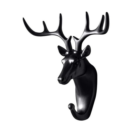 Deer Creative Creative Hook Hanging Decorative Head Wall Hook Black Hook Non-punch Hook Sticky Coat Head Animal Housekeeping & Organizers
Deer Creative Creative Hook Hanging Decorative Head Wall Hook Black Hook Non-punch Hook Sticky Coat Head Animal Housekeeping & Organizers