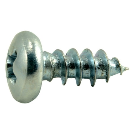 #8 x 3/8 Zinc Phillips Pan Head Sheet Metal Screws SMSPS-235 (100 pcs)