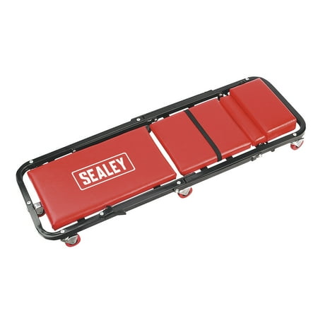 Sealey Scr79 Creeper/Seat Steel With 7 Wheels And Adjustable Head Rest