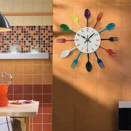 Christmas Clearance! SuoKom Multicolor Home Decoration Cutlery Kitchen Utensil Spoon fork Clock Wall Clock
Christmas Clearance! SuoKom Multicolor Home Decoration Cutlery Kitchen Utensil Spoon fork Clock Wall Clock