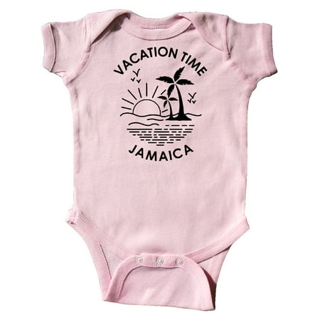 Inktastic Vacation Time in Jamaica Gift Baby Boy or Baby Girl Bodysuit