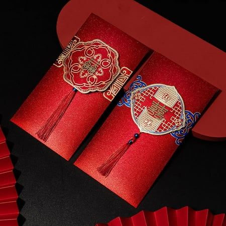 2Pcs Eye-catching Lucky Pocket Fine Workmanship Paper Decorative Wedding Red Envelope for Home Brown Paper
2Pcs Eye-catching Lucky Pocket Fine Workmanship Paper Decorative Wedding Red Envelope for Home Brown Paper