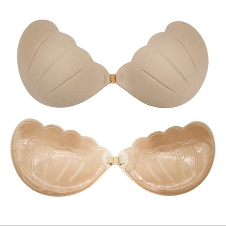 Women Adhesive Bra Seamless Sticky On Gel Silicone Bras Strapless Backless Push Up Invisible Bra Top Solid Fly Brallete- Skin D Cup
Women Adhesive Bra Seamless Sticky On Gel Silicone Bras Strapless Backless Push Up Invisible Bra Top Solid Fly Brallete- Skin D Cup