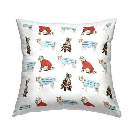 Stupell Industries Cute Cats Pajamas Pattern Printed Throw Pillow Design by Daphne Polselli
Stupell Industries Cute Cats Pajamas Pattern Printed Throw Pillow Design by Daphne Polselli
