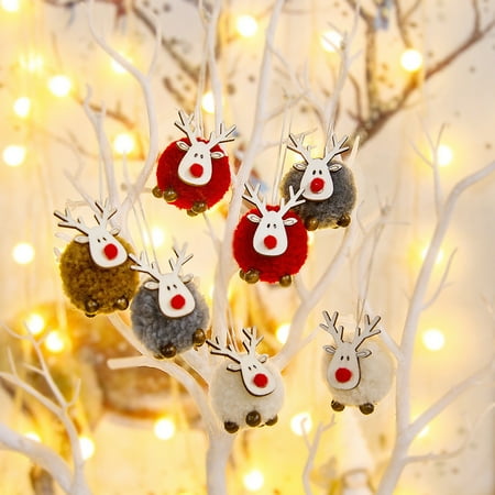 KEUSN 4 PCS Christmas Tree Ornaments Aaccessories Fabric Christmas Deer Plush Doll Pendant
KEUSN 4 PCS Christmas Tree Ornaments Aaccessories Fabric Christmas Deer Plush Doll Pendant