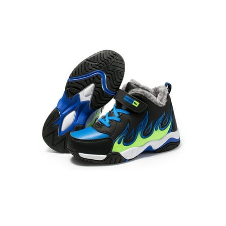 SIMANLAN Boy s Sneakers Plush Lining Warm Sport Shoes Color Block Fashion Sneaker Gym Nonslip Athletic Shoe Walking Magnetic Trainers Black Blue 2.5Y
SIMANLAN Boy s Sneakers Plush Lining Warm Sport Shoes Color Block Fashion Sneaker Gym Nonslip Athletic Shoe Walking Magnetic Trainers Black Blue 2.5Y