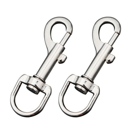 2pcs Eye Bolt Zinc Alloy Dog proof Buckle Swivel Snap Hook Replacement Parts
