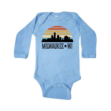 Inktastic Milwaukee Wisconsin Skyline Retro Sunset Gift Baby Boy or Baby Girl Long Sleeve Bodysuit
Inktastic Milwaukee Wisconsin Skyline Retro Sunset Gift Baby Boy or Baby Girl Long Sleeve Bodysuit