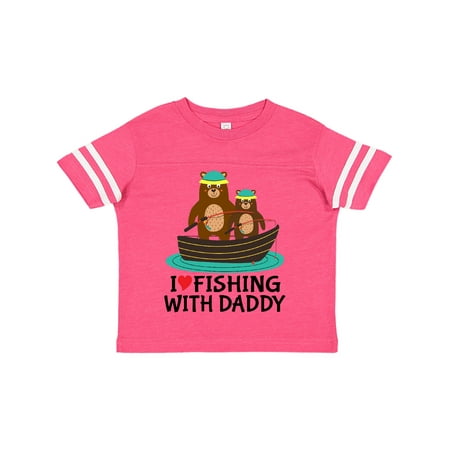 Inktastic Fishing With Daddy Gift Toddler Boy or Toddler Girl T-Shirt