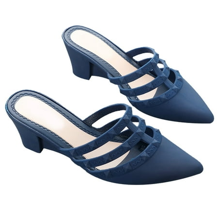 Summer Casual Sandals Not Slip High-Heeled Fashion For Friends Wives And Girlfriends Blue 37
Summer Casual Sandals Not Slip High-Heeled Fashion For Friends Wives And Girlfriends Blue 37