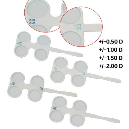 Confirmation Flipper Flipper Set 21mm 4 Units Flip Lens Set Two Grooves Handle 4Pcs Optical Flipper Optometry Plastic Flip Trial Lens SET For Confirmation Test
Confirmation Flipper Flipper Set 21mm 4 Units Flip Lens Set Two Grooves Handle 4Pcs Optical Flipper Optometry Plastic Flip Trial Lens SET For Confirmation Test