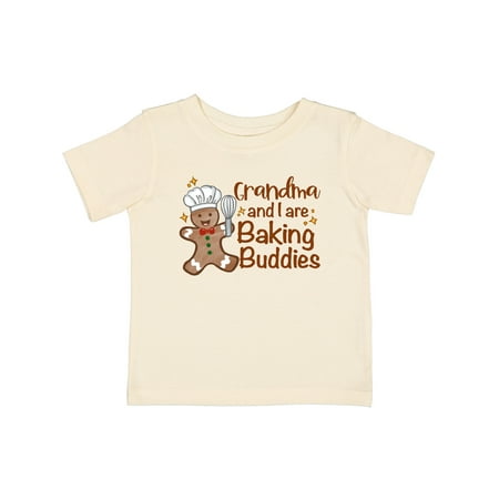 Inktastic Grandma and I Are Baking Buddies Gift Baby Boy or Baby Girl T-Shirt