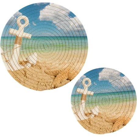 Hyjoy Sea Beach Trivets 2 Pack Kitchen Decoration Pot Holders Set Heat Resistant Pot Holders Set for Hot Dishes/Pot/Bowl/Teapot/Hot Pot Holders
Hyjoy Sea Beach Trivets 2 Pack Kitchen Decoration Pot Holders Set Heat Resistant Pot Holders Set for Hot Dishes/Pot/Bowl/Teapot/Hot Pot Holders