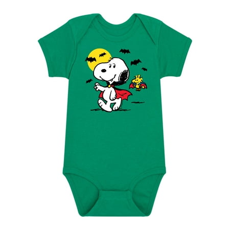 Peanuts - Vampire Snoopy Woodstock - Infant Baby One Piece
