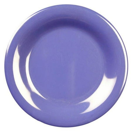Thunder Group CR006BU Purple Wide Rim Melamine Plate 6-1/2 - 1 doz.