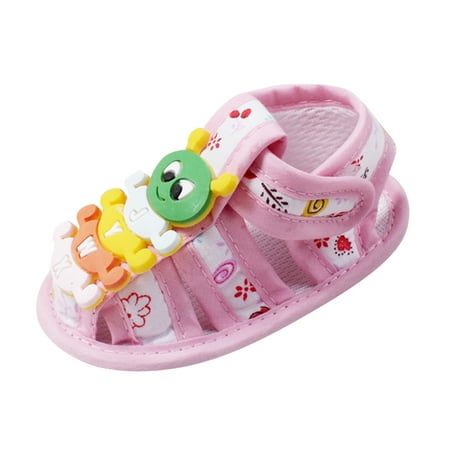 Toddler Girl Sandals Cute Cartoon Newborn Sneaker Nonslip Infant Walking Boy Flat Dresses Sandal Pink Size 13
Toddler Girl Sandals Cute Cartoon Newborn Sneaker Nonslip Infant Walking Boy Flat Dresses Sandal Pink Size 13